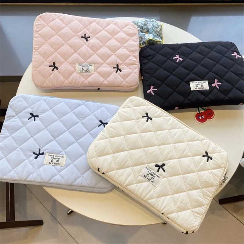Cute Bow Graphic Laptop Bag Tablet Sleeve Case 11 133 14 156 Inch For Macbook Air 13 Pro Xiaomi Lenovo Dell Notebook Soft CaseT251208