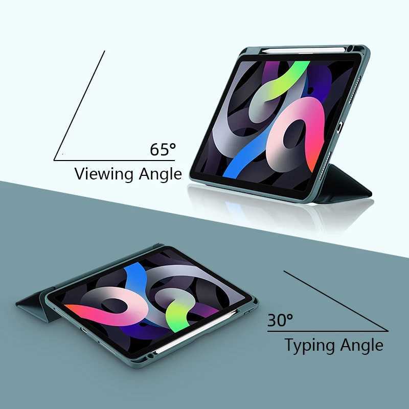 For Ipad 10 2021 Acrylic TPU Y-fold Mtifunctional Protective Case For IPad 7 8 9 102 Case Tablet Sle Pro11 129 C251208