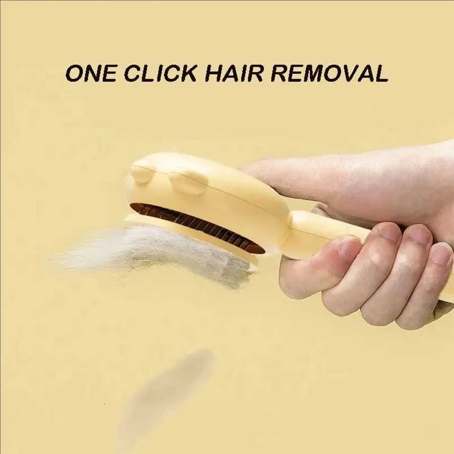 Pet Brush One Button Cleaning Brush Magic Beauty Cat Hair Brush Easy To Carry Re-Use Multi-Function Brush M251208 - view 3