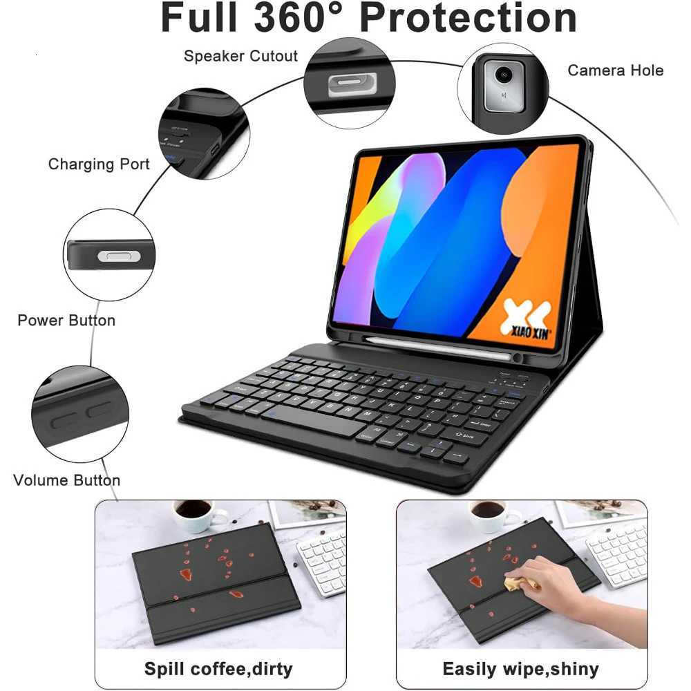 Tablet Case for Xiaoxin Pad 11 lnch 2024 2025Detachable Keyboard Case for Tab M11 / Idea Tab 11 with Pen Slot C251208