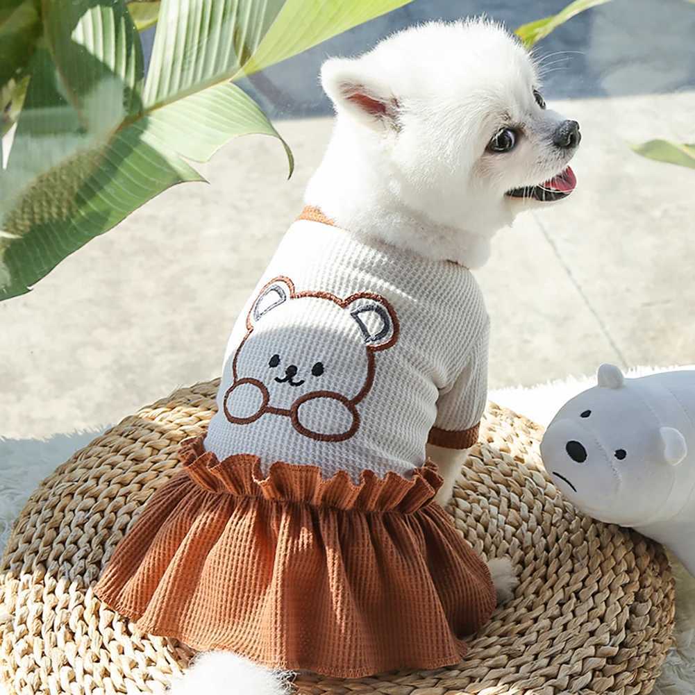 Spring Dog Dress Pet Skirts Pet Lovers Clothes Comfortable Soft Puppuy Dogs Cats Vest Dress Pet Clothes Dog Clothes M251208 - view 4