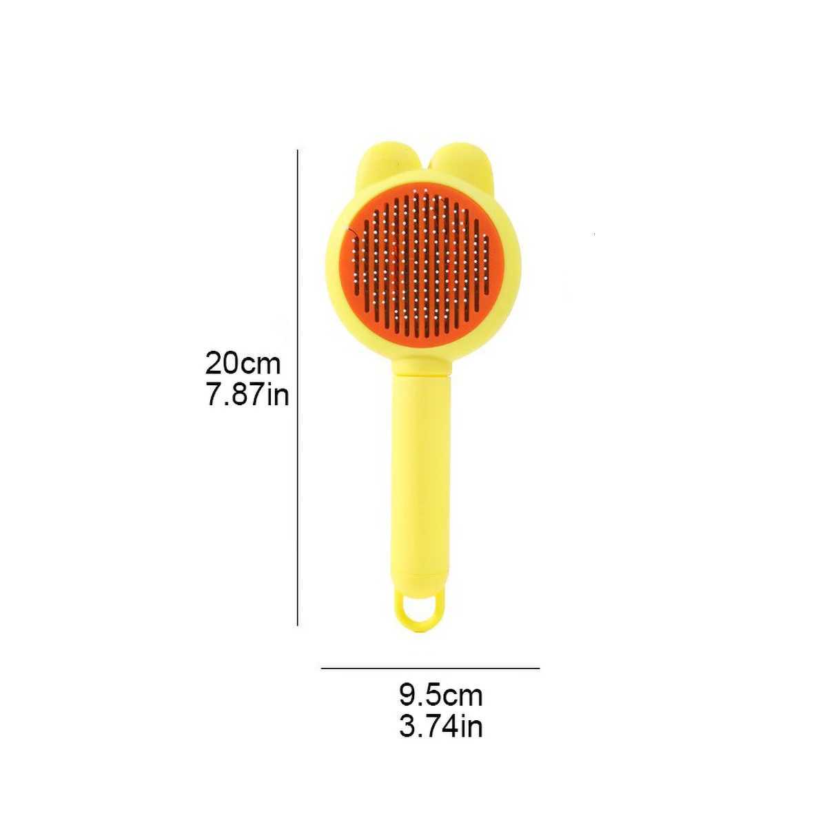 Pet Hair Removal Cleaning Brushing Comb One Click Cat Comb Massage Pet Beauty Cat Dog Floating Hair Massage Pet Comb M251208 - view 6