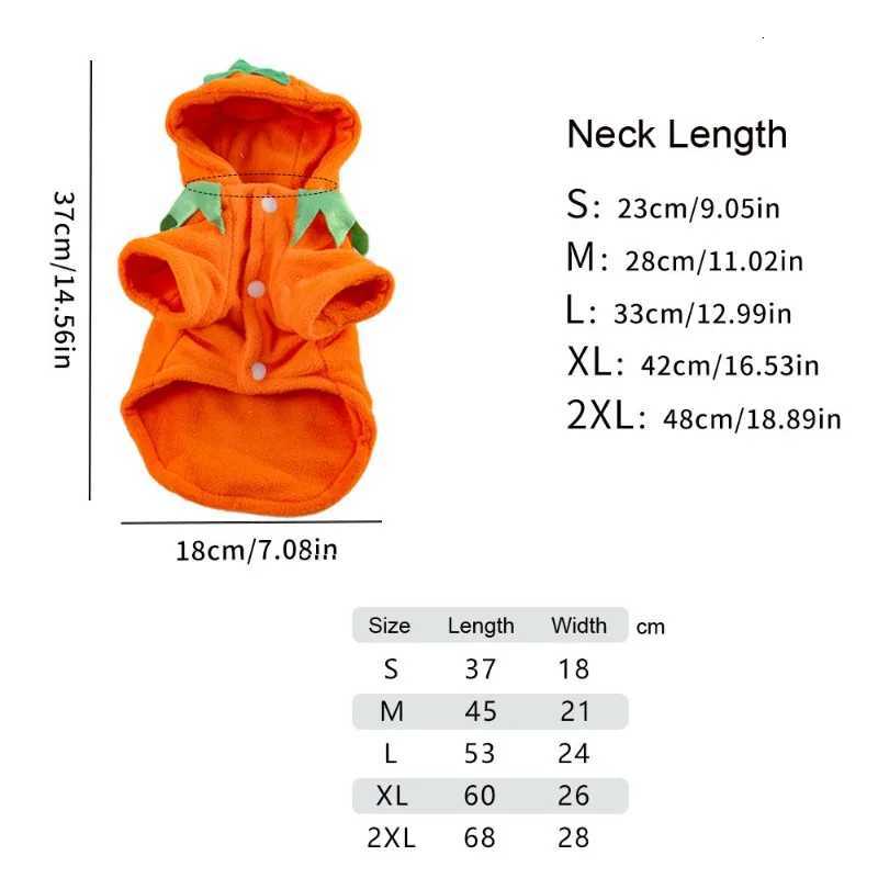 New Halloween Pet Costume Pumpkin Outfit for Small Dogs Cats Cute Orange Fun Festival Cosplay Halloween Dress for Pets M251208