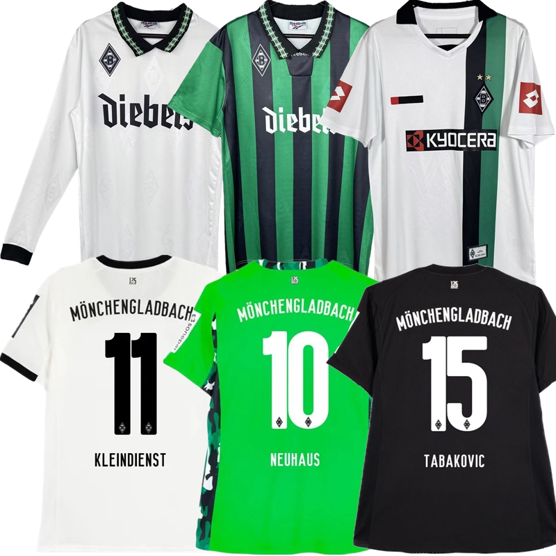 1995 96 2008 09 2025 2026 Borussia Monchengladbach Soccer Jerseys NEUHAUS STOGER REITZ HACK HONORAT TABAKOVIC ENGELHARDT NEUVILLE EFFENBERG football shirt