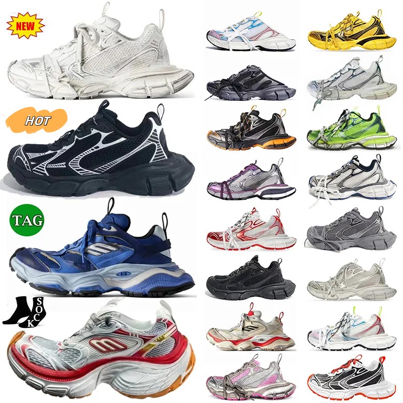 Desigenr sneakers classic p track 3xl 10xl men womens cargo shoes original platform triple s black white pink runner trainers top brand fashion 36-46