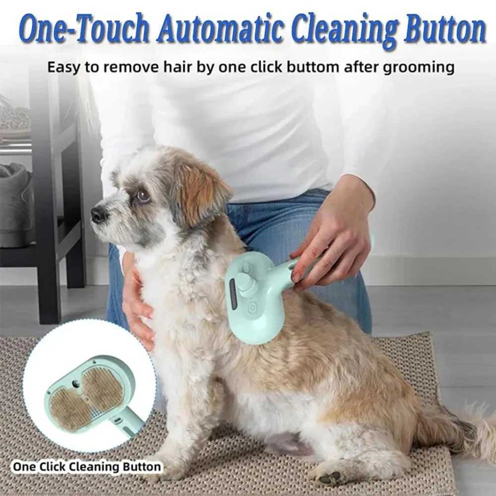 Pet Clean Steam Spray Dog Grooming Brush Unique Steam Brush For Dogs Luxury Grooming Brush Dog Steam Brush C M251208 - view 7