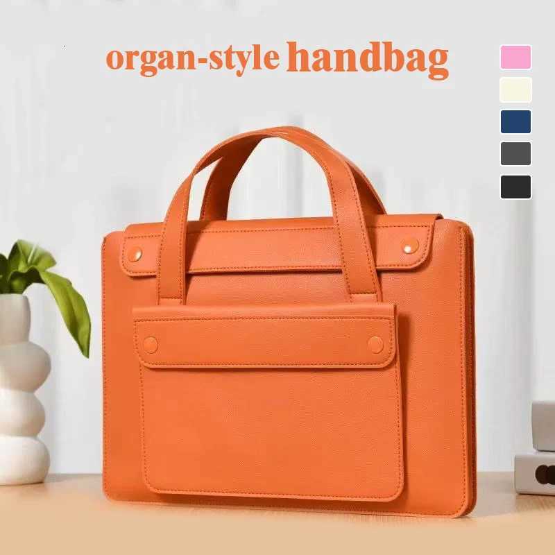 PU Laptop Bag for MacBook Air 13 Pro 14 16 Lenovo Samsung DELL HP 13/14/15/16 Inch Notebook Simple Liner Bag Computer SleeveT251208