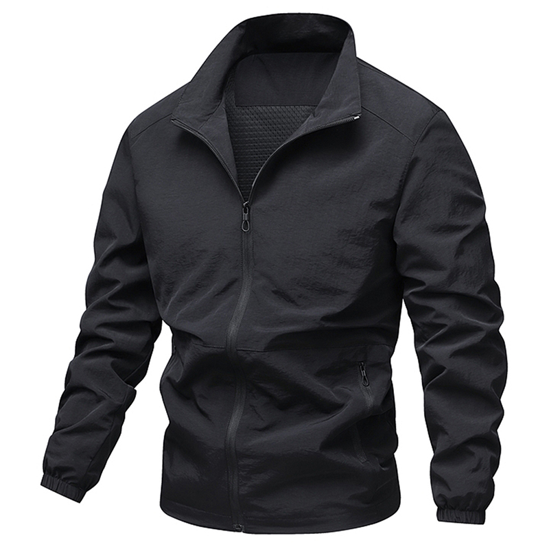 Korean Style Casual Jogger Jacket Breathable Lightweight Fabric Perfect For Spring Fall