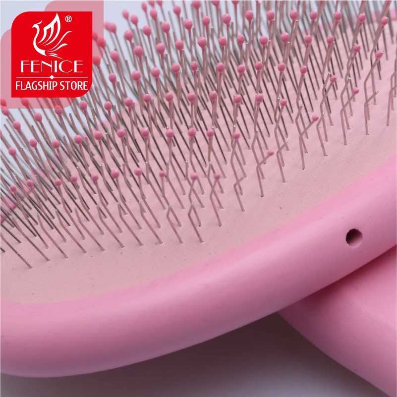Fenice Pet Hair Brush Massage Handle Comb for Dog Cat Grooming Pet Hair Cleaning Tool M251208 - view 4