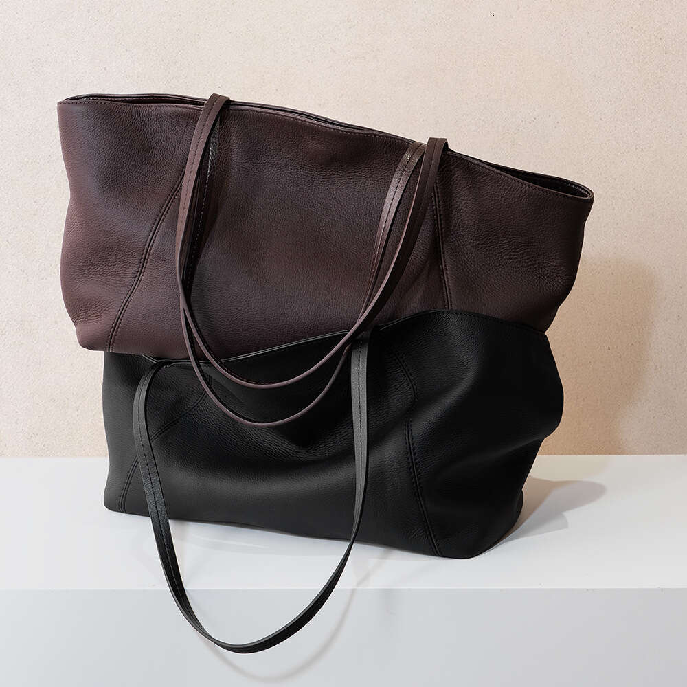 Luxury Bag Designer Shoulder Bags Totes Hobo Bag Designer Winter New Genuine Leather Handbag Commuter Top Layer Cowhide Large Capacity Tote Women S