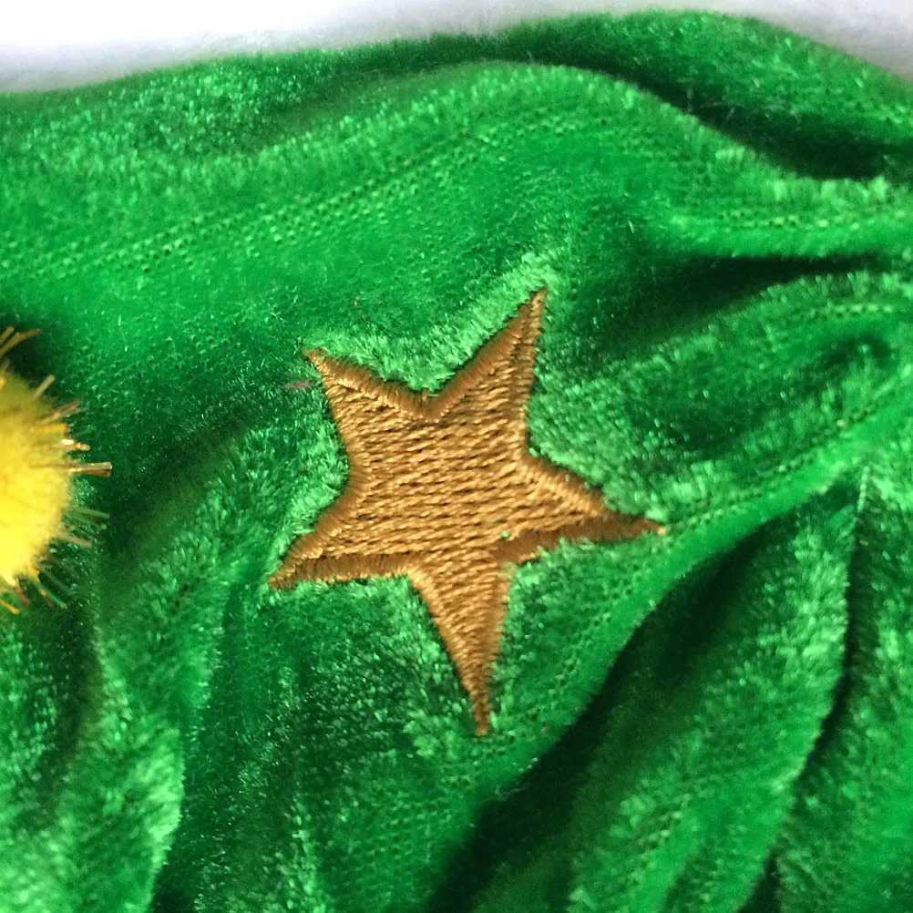 Christmas Tree Shaped Dog Costume Size S Green Comfortable Warm Hoodie Dress Pet Dress for Christmas Festival Party M251208