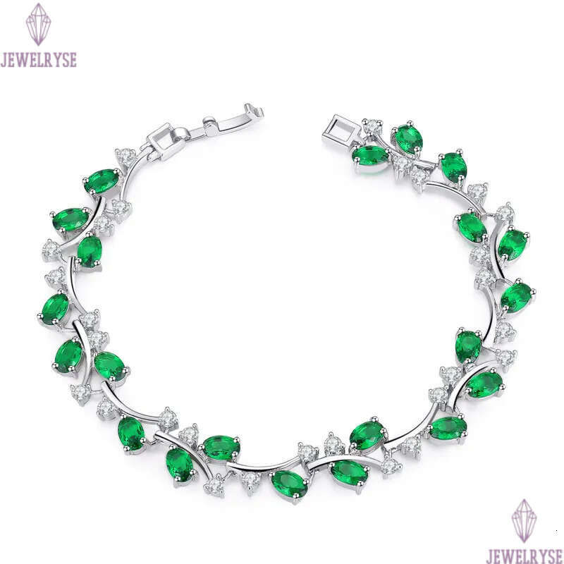 luxury fashion bracelets designer for woman jewelry charm bracelet silver white green ruby sapphire AAA cubic zirconia brass womens valentines day gif