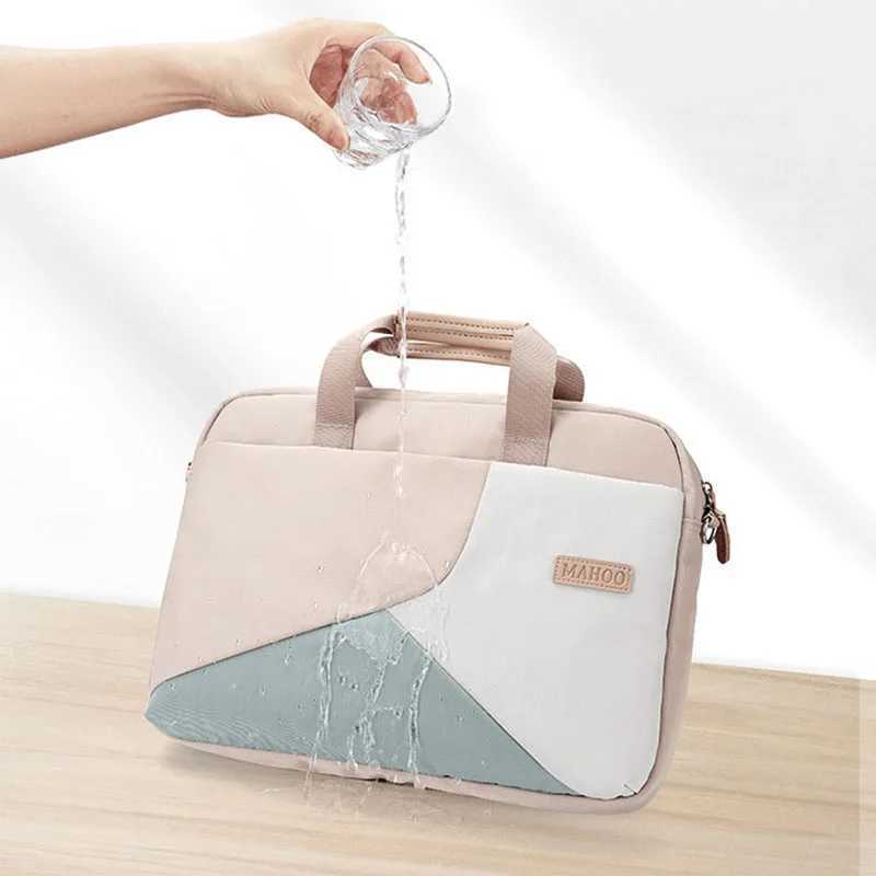 Xnyocn Laptop Sleeve Bag 156 inch Durable Briefcase Handle Bag Notebook Computer Protective Case For HP Dell Macbook UltrabookT251208