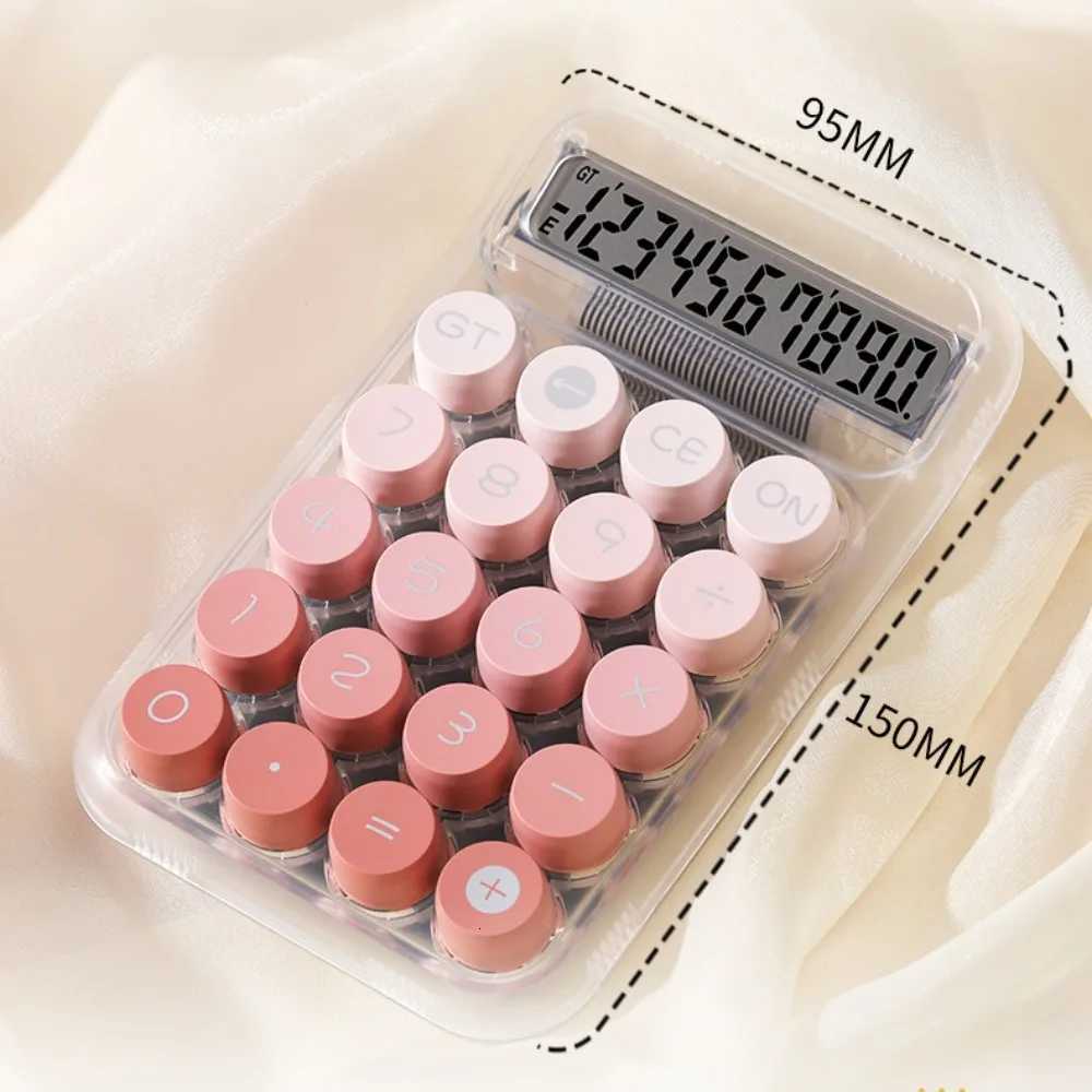 Widescreen Transparent Electronic Calcator 10 Digits Display Creative Transparent Pretty Calcators Colorf Portable H251208