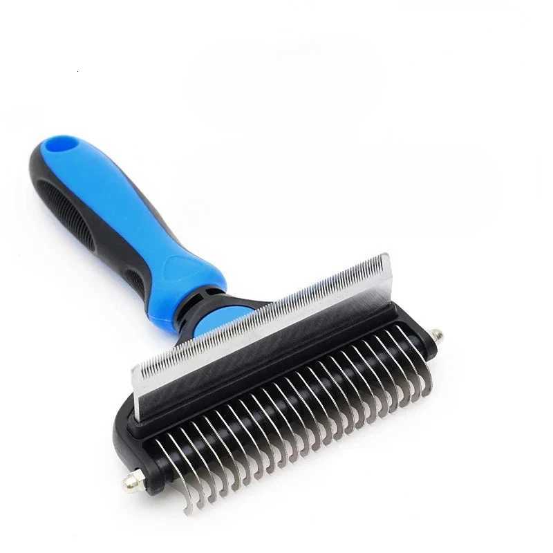 Pet Grooming Comb Cat Grooming Knot Opener Fine Toothed Hair Brush Dog Hair Removal Comb M251208