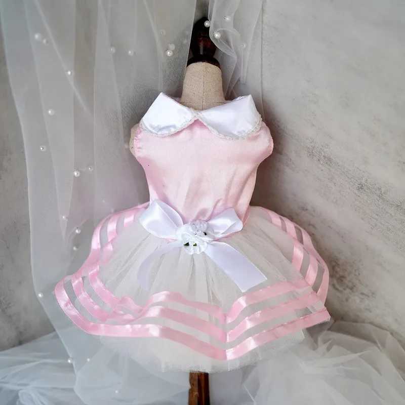 Princess Pet Clothes Spring Summer Dog Dress Clothes For Small Dogs Wedding Skirt Butterfly Puppy Cat Dresses M251208