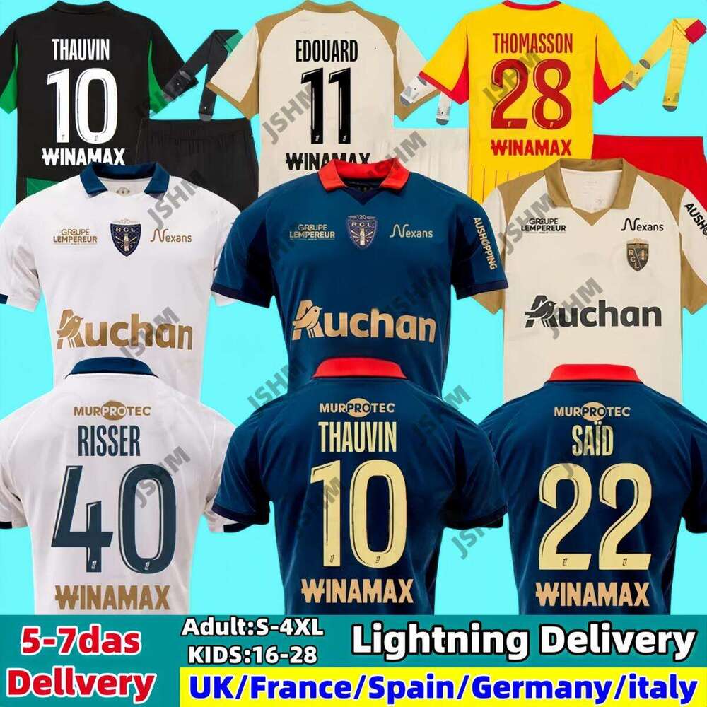 25 26 maillot RC Lens Soccer Jerseys NZOLA Men Kids home away Saint-Barbe special SOTOCA KAKUTA FULGINI DIOUF 2025 2026 SPIERINGS GANAGO WAHI Football Shirt Uniforms