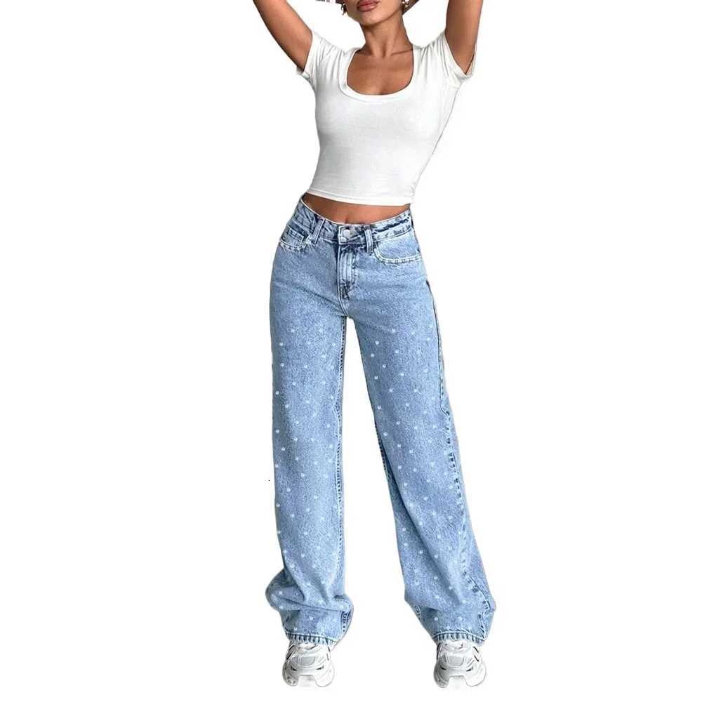 Womens High Waisted Baggy Jeans Denim Pants Y2K Aesthetic Vintage Design Loose Fit Comfortable Female Daily Casual ClothingT251208
