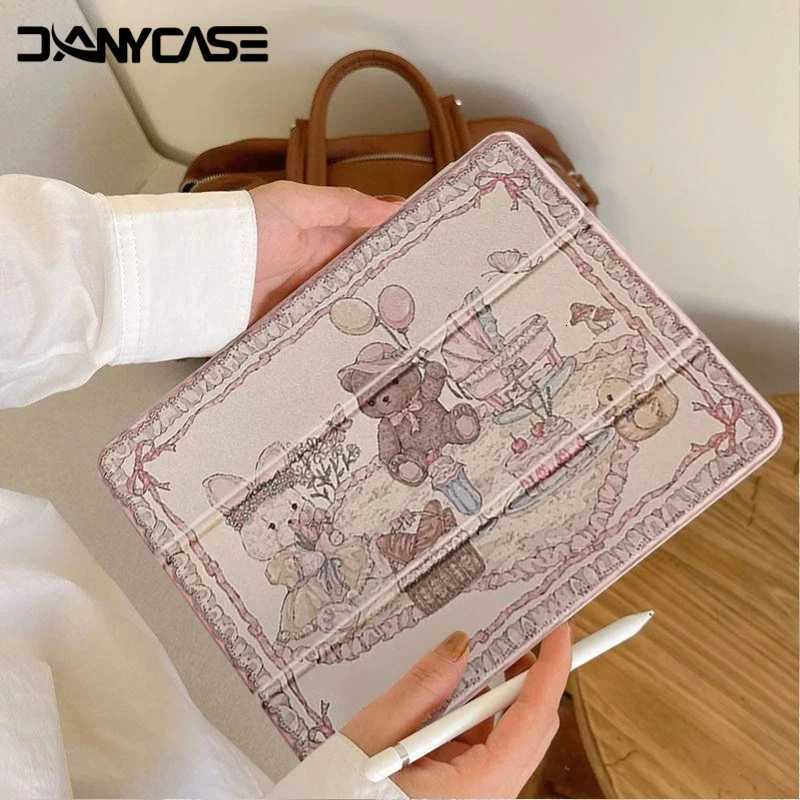 For 2025 iPad Air 11 Case iPad 10th Generation 11th A16 9th Cover Gen iPad Pro11 4 5 109in 129 M2 M3 M4 Pencil Holder Case C251208