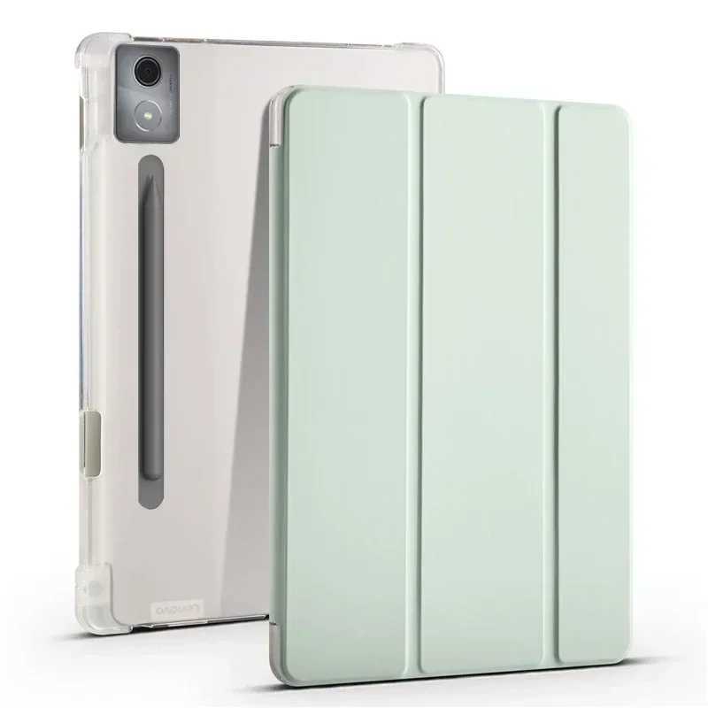 Trifold PU Leather Soft Back Stand Cover For Tab P12 Case Cover For Xiaoxin Pad Pro 127 2023 tb370fu tb371fc C251208