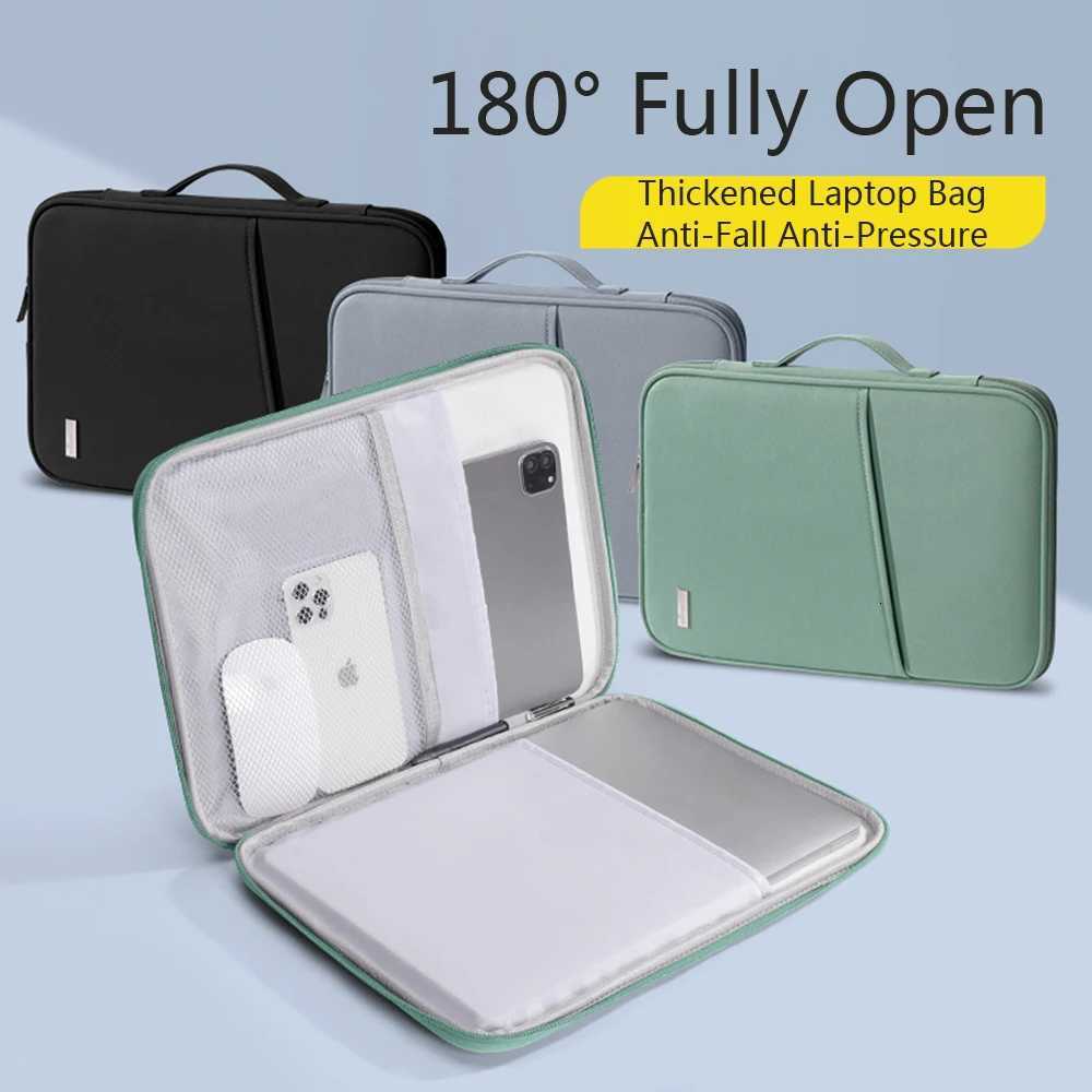 Laptop Sleeve Bag 133 141 156 Inch Notebook Case For Macbook Air Pro iPad 129 11 10 Portable Bag Computer Waterproof HandbagT251208