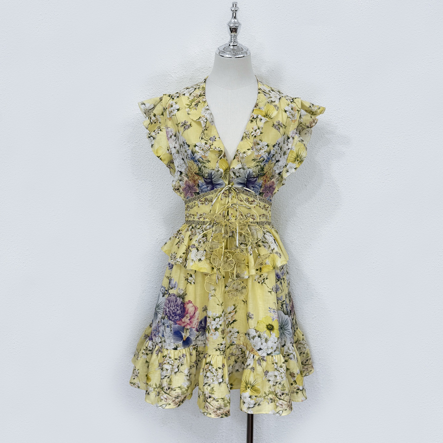 Australian designer Camilla high-end linen printed short skirt