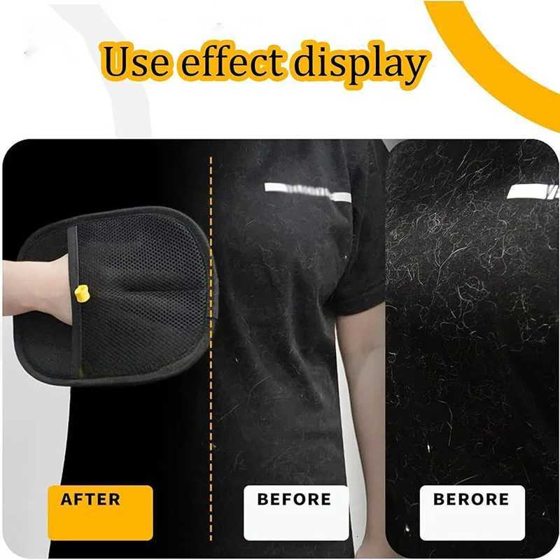 Hot pet hair removal tools reusable gloves pet double-sided beauty gloves carpet removal pet fur hair pet supplies M251208 - view 6