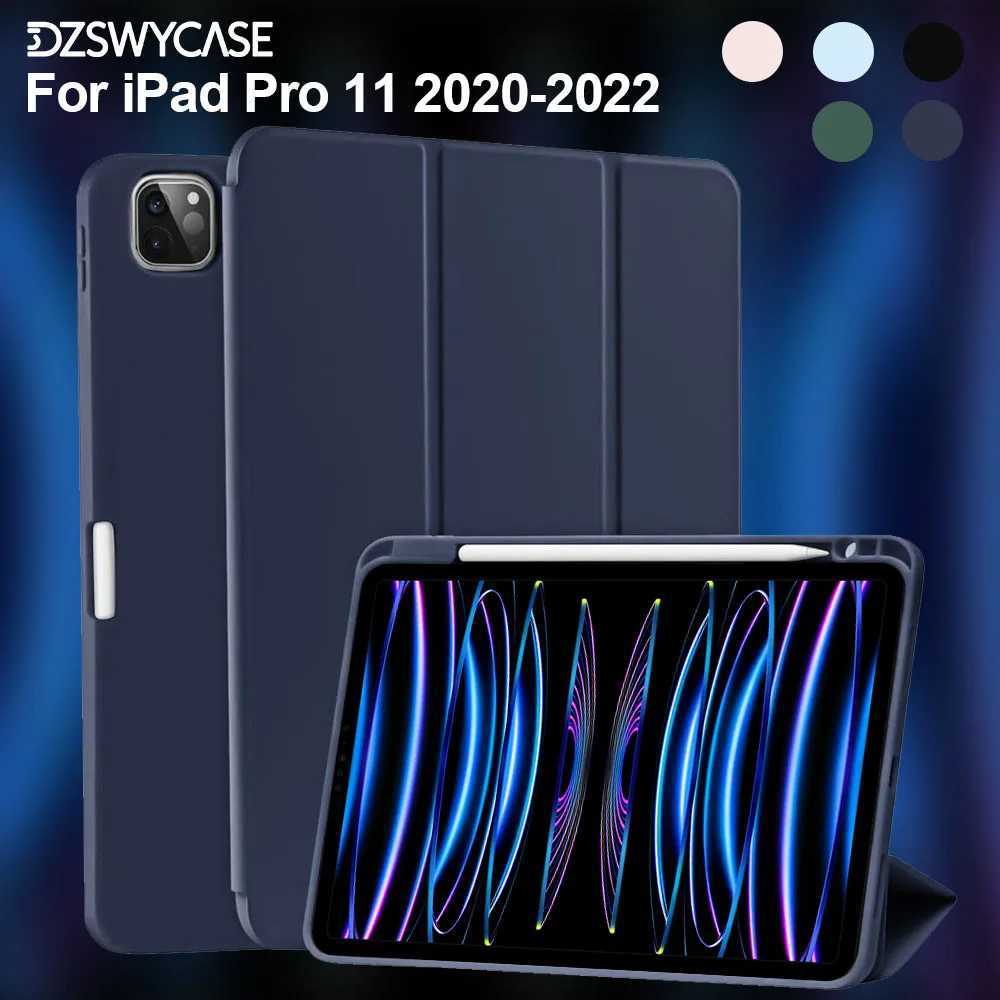 Case for iPad Pro 11 Inch 4th/3rd/2nd Generation 2022/2021/2020 with Pencil Holder Smart Protective Cover Auto Wake/Sleep C251208