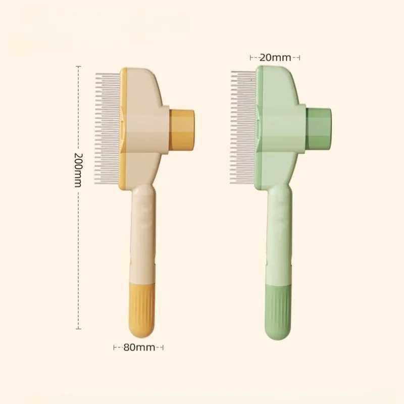 Pet Cat Comb Cat Dog Hair Remover Brush Cat Hair Grooming And Care Comb For Long Hair Dog Pet Brush Hair Removal Cleaning Tool M251208 - view 3