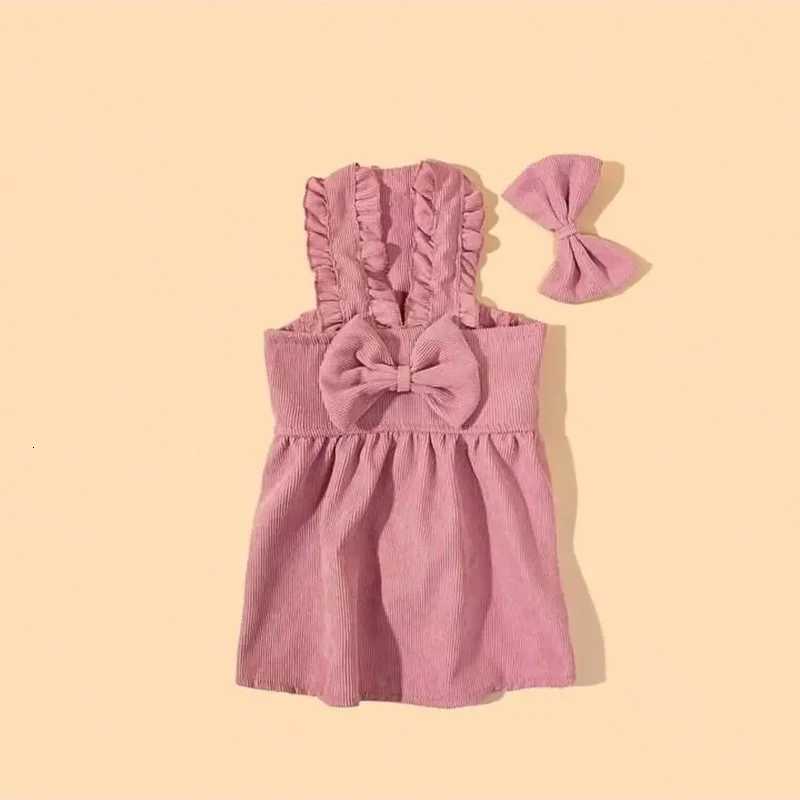 Princess dress with bow for dogs with ruffle trim pet clothes with bow clip red color M251208