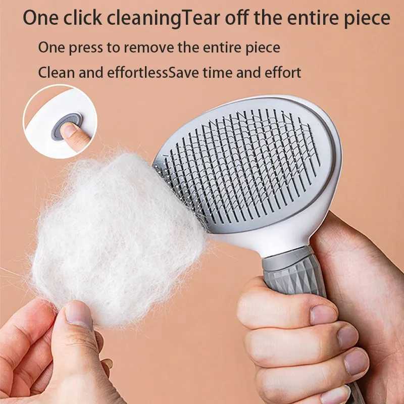 Pet Dog Hair Brush Cat Comb Brush for Dogs Cats Puppy Kitten Grooming Tools Dogs Accessories Pet Supplies M251208 - view 3