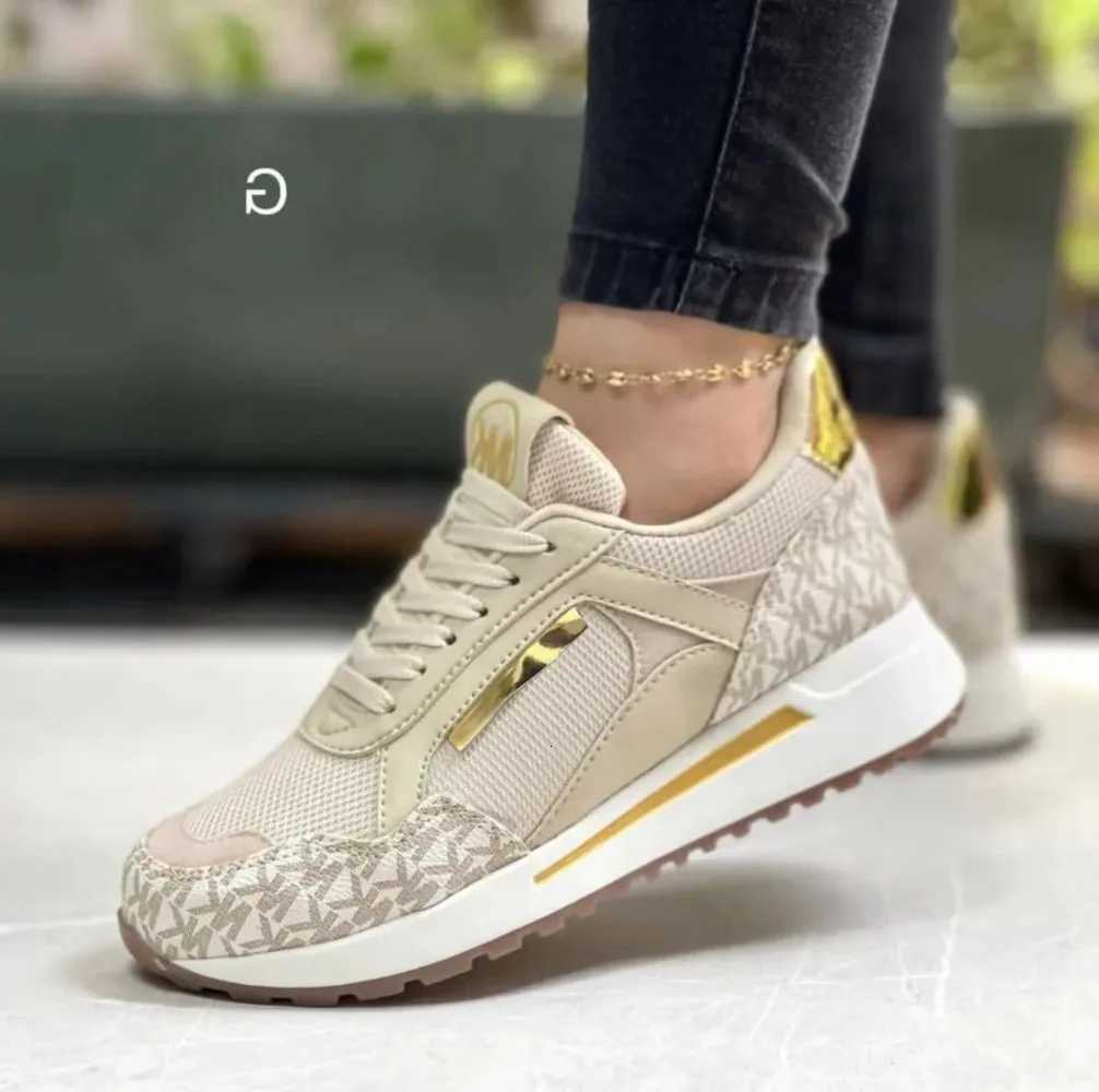 2024 Women Shoes Spring New Fi Wedges Casual Sneakers Female Platform Black White Womens Vulcanize ShoesXJ251208