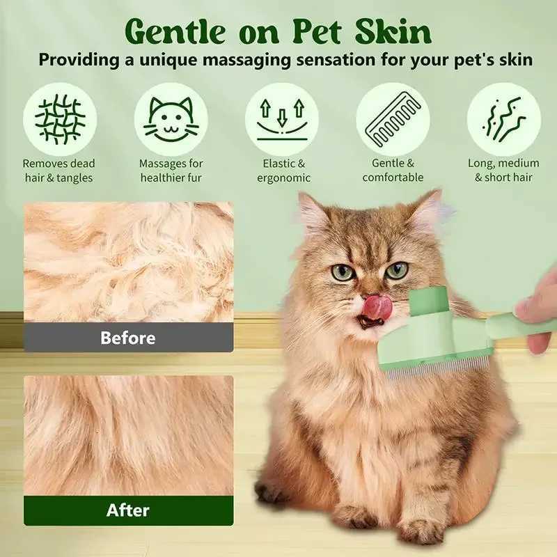 Kit Multifunction Dog Steamy Brush Massager Spray Hair Removal Cat Grooming Comb Dogs Hair Cleaning M251208 - view 6