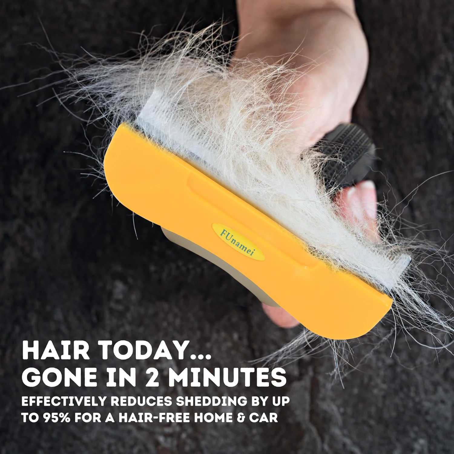 Dog Hair Removal Comb Cat Brush Pet Grooming Brush Dogs Comb Cats Hair Massage Comb Dog Hair Remover Cleaning Grooming Cat Combs M251208 - view 4