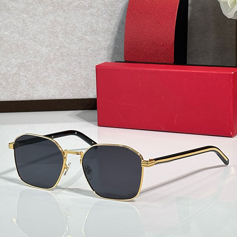 Women P-Metal Sunglasses PR1883 Lady Designer Party Glasses Women Casual Style Top Quality Fashion Brand Sunglasses UV400 Protective Belt Box size58-18-143