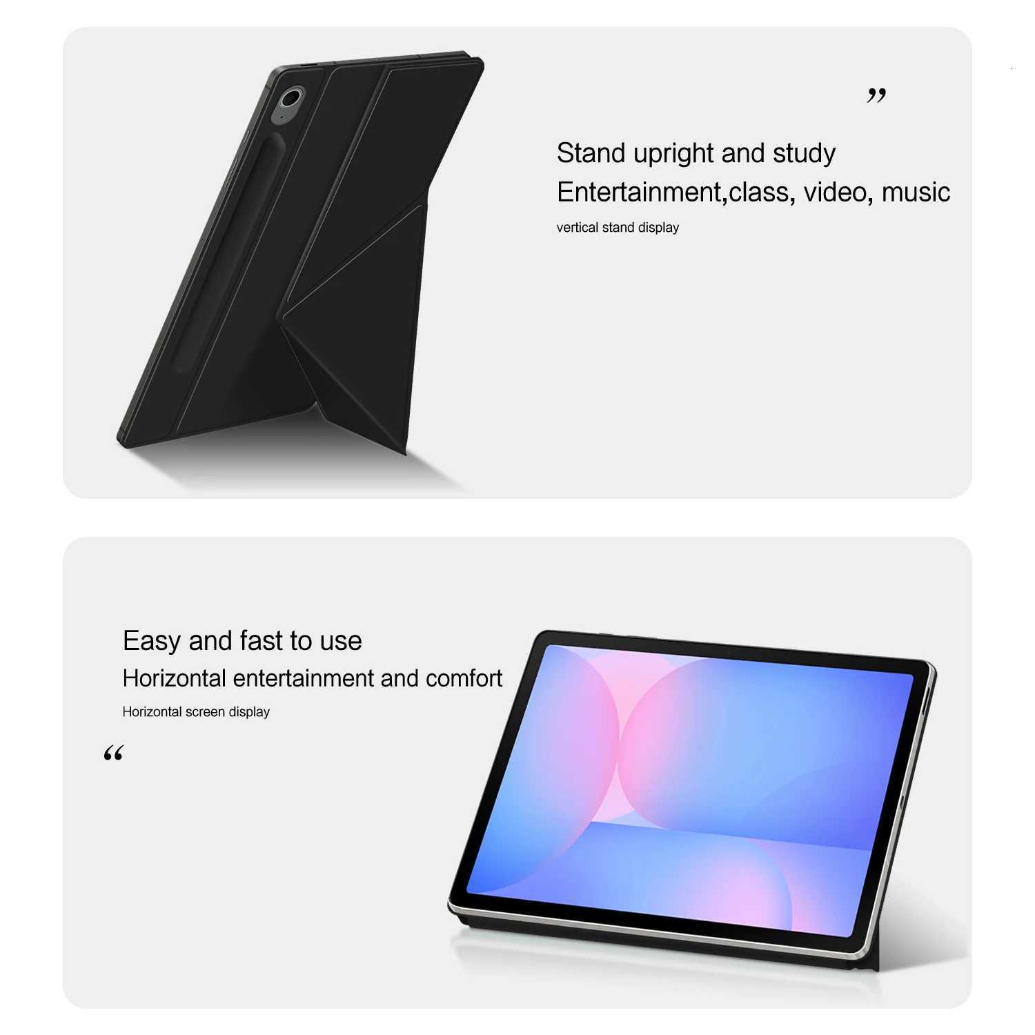 Smart Book Cover For Galaxy Tab S10 FE 109 2025 S9 11 inch Tablet Case For Galaxy Tab S9 FE 109 Magnetic Stand Case C251208