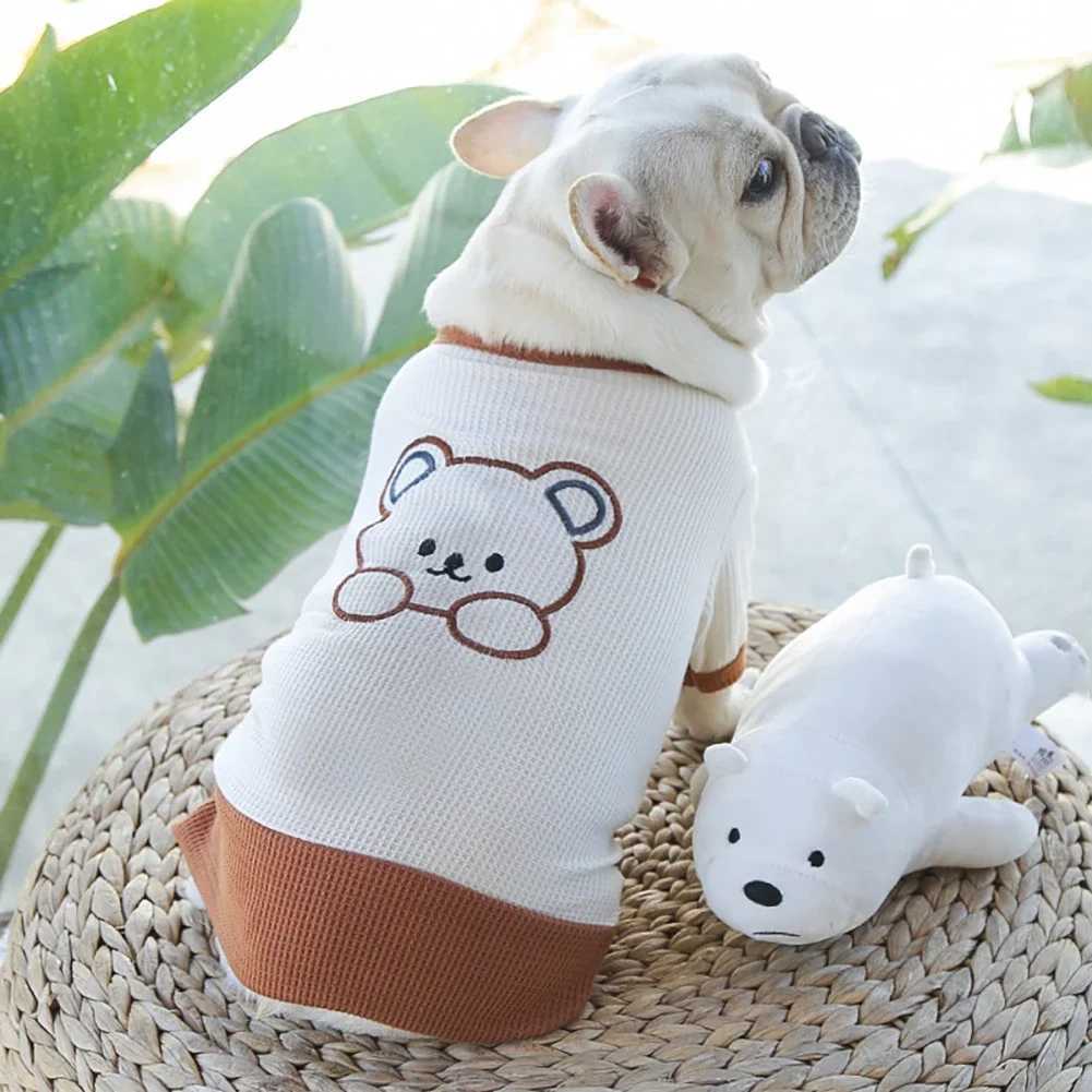 Spring Summer Dog Dress Pet Skirts Pet Lovers Clothes Comfortable Soft Puppuy Dogs Cats Vest Dress Pet Clothes Couple Costume M251208