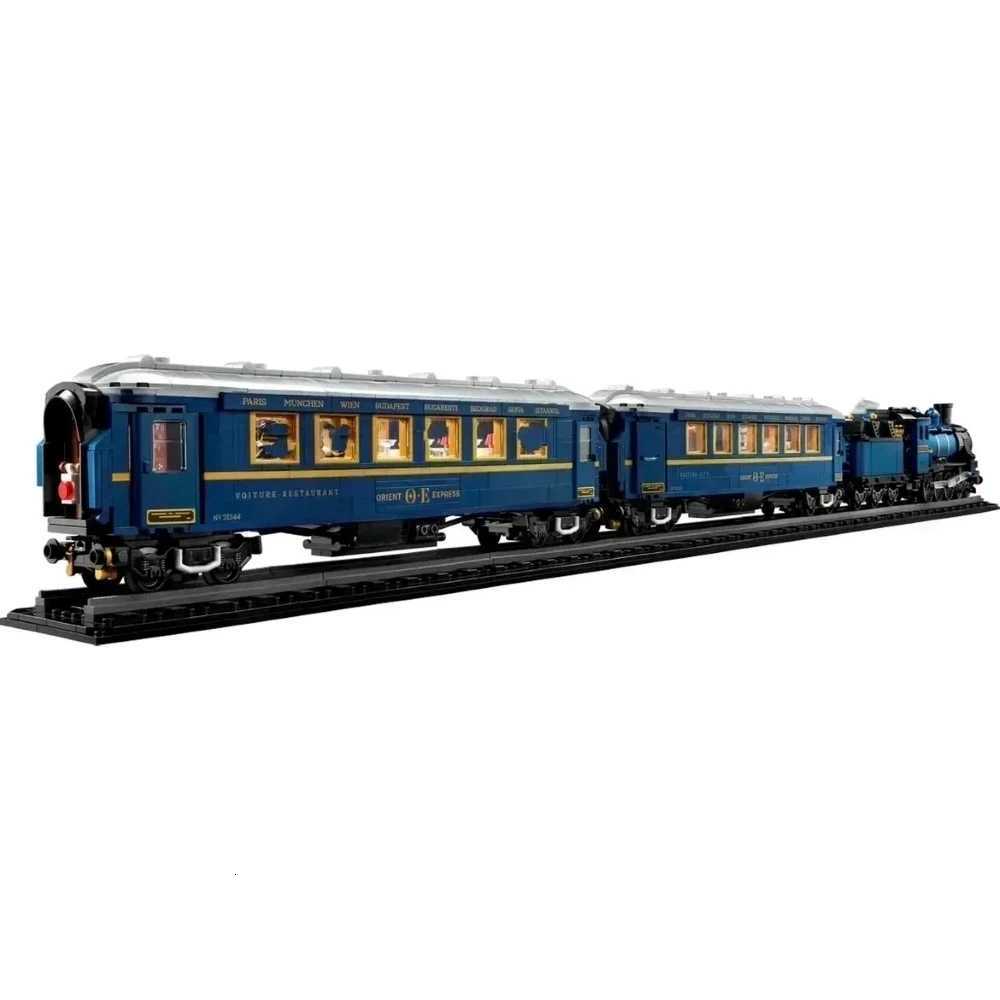 Ideas Technical Murder Case the Orient Express Train Murder Case140th Anniversary Luxury Legendary Train Model 21344 Bricks gift K251208