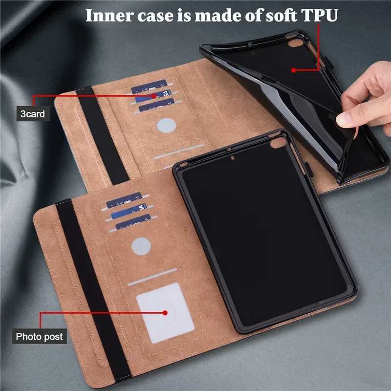 Funda For Galaxy Tab A9 Plus 11 inch Case Luxury Leather Wallet Stand Tablet For Galaxy Tab A9 Plus Case sm x210 x215 C251208
