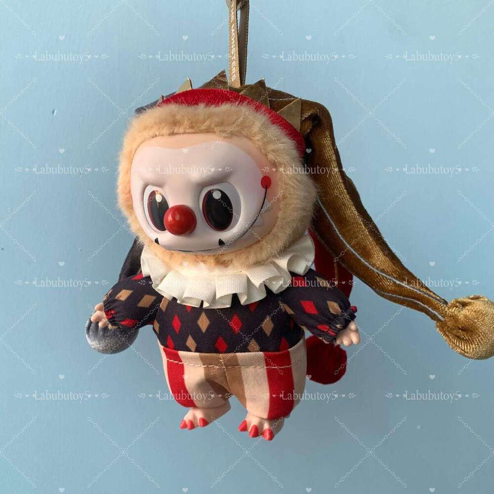 PPTM Labubu Halloween Why So Serious Series Moonlit Mask Collectable Blind Box Vinyl Face Plush Pendant