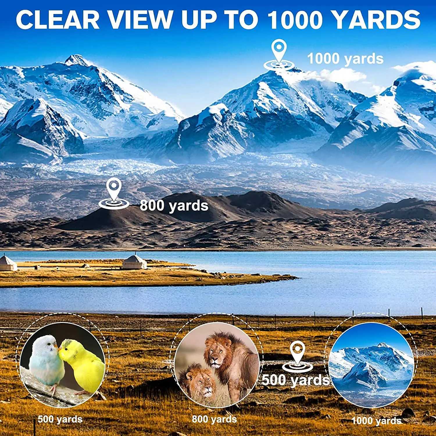 40X60 Telescope Professional Monocar Powerf Bino HD Pocket Telescope with Tripod Ideal for Travel Holiday C251208