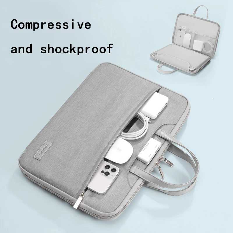 Notebook Pouch Laptop Bag Women Elegant 133 14 16 Inch Portable Laptop Sleeve Macbook Pro Case Handbag Briefcase Bag TravelT251208