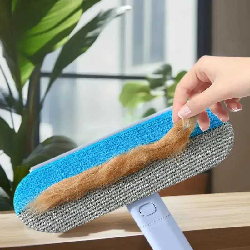 Multifunctional Brush With Long Handle Window Cleaning Pet Fur Removal Tool For Cats And Dogs M251208
