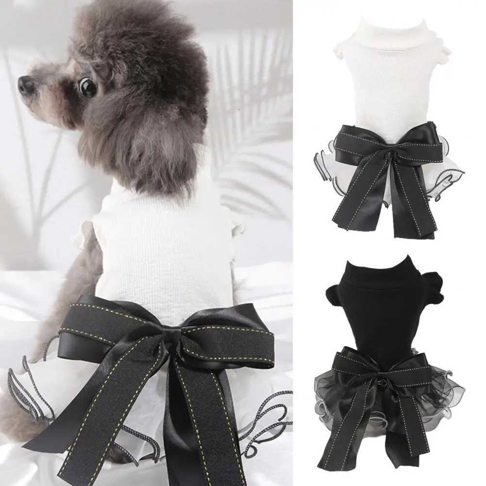 Puppy Clothes Pretty Big Bow-knot Puppy Clothes Anti-friction Dog Dress M251208