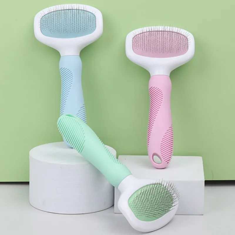 Dog Brush Dog Grooming Massage Dogs Brushes Cat Hair Comb Stainless Steel Combs for Dogs Hair Knot Opening Combs Pet Products M251208 - view 3