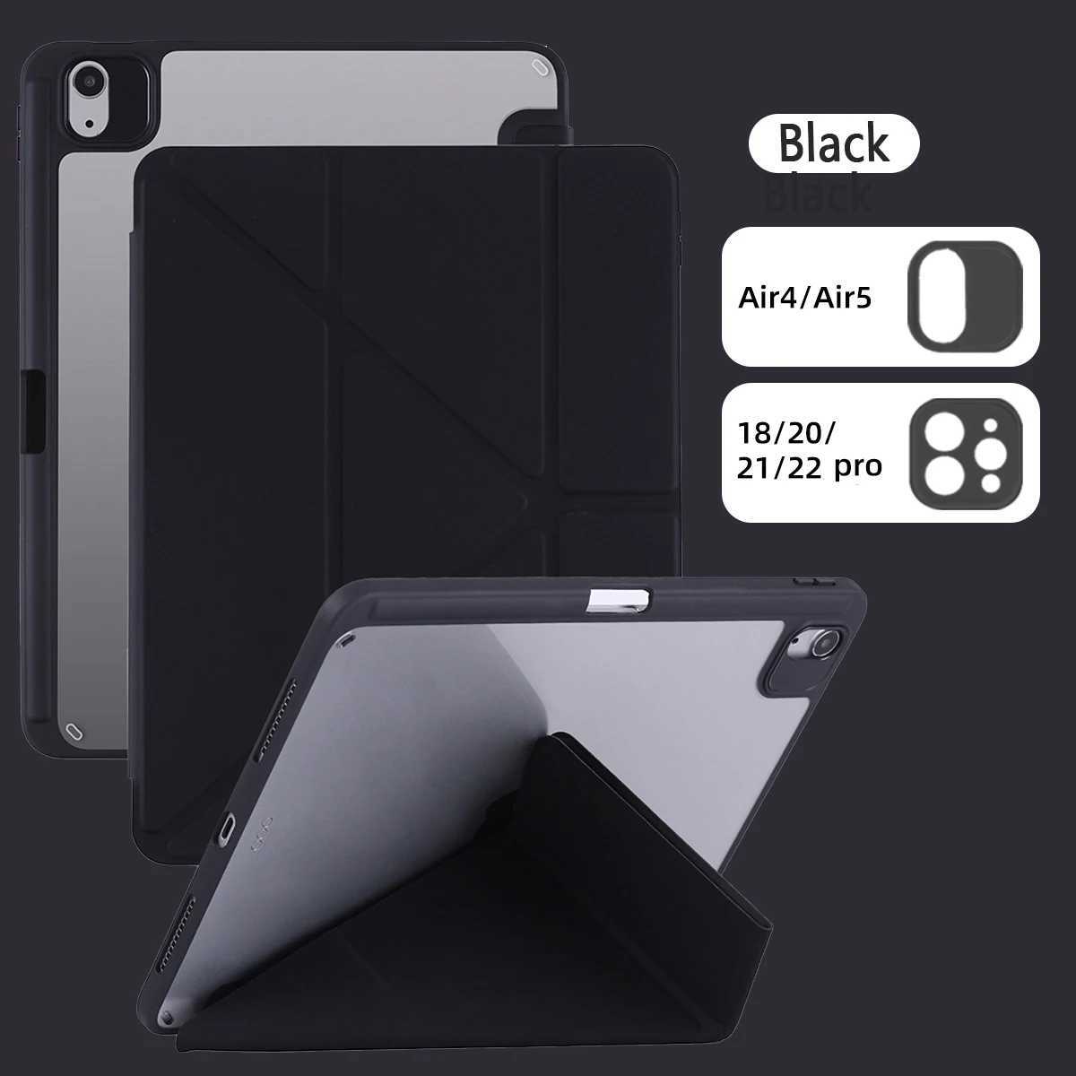 For Ipad 10 2021 Acrylic TPU Y-fold Mtifunctional Protective Case For IPad 7 8 9 102 Case Tablet Sle Pro11 129 C251208
