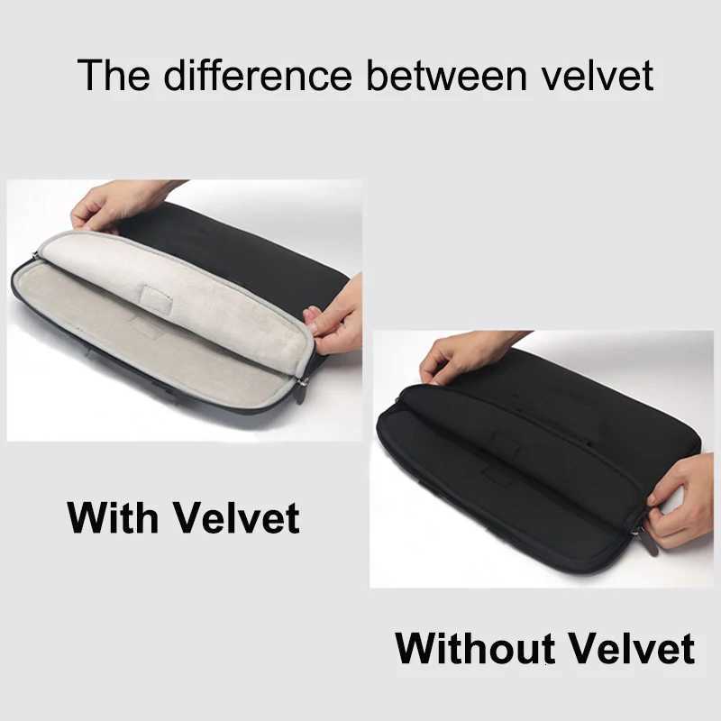 Laptop Bag Sleeve Case Cover Soft Notebook Pouch For Macbook Air Pro Huawei Xiaomi Lenovo HP Dell Asus 11 12 13 14 15 156 inchT251208