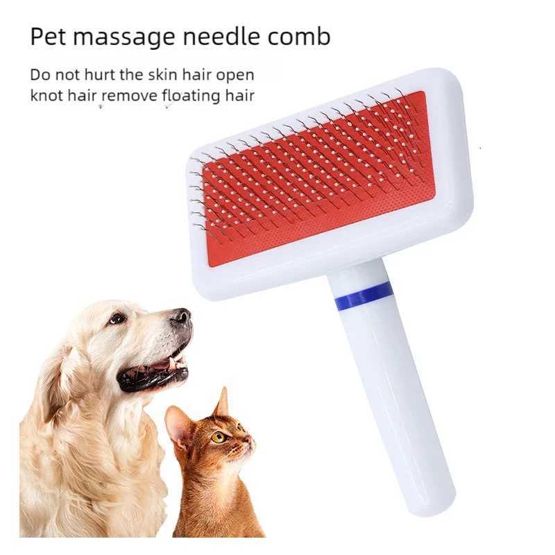 Pet Grooming Comb For Dogs Cats Puppies Small Pets Hair Remover Brush Needles Shedding Control Fur Tool M251208 - view 3