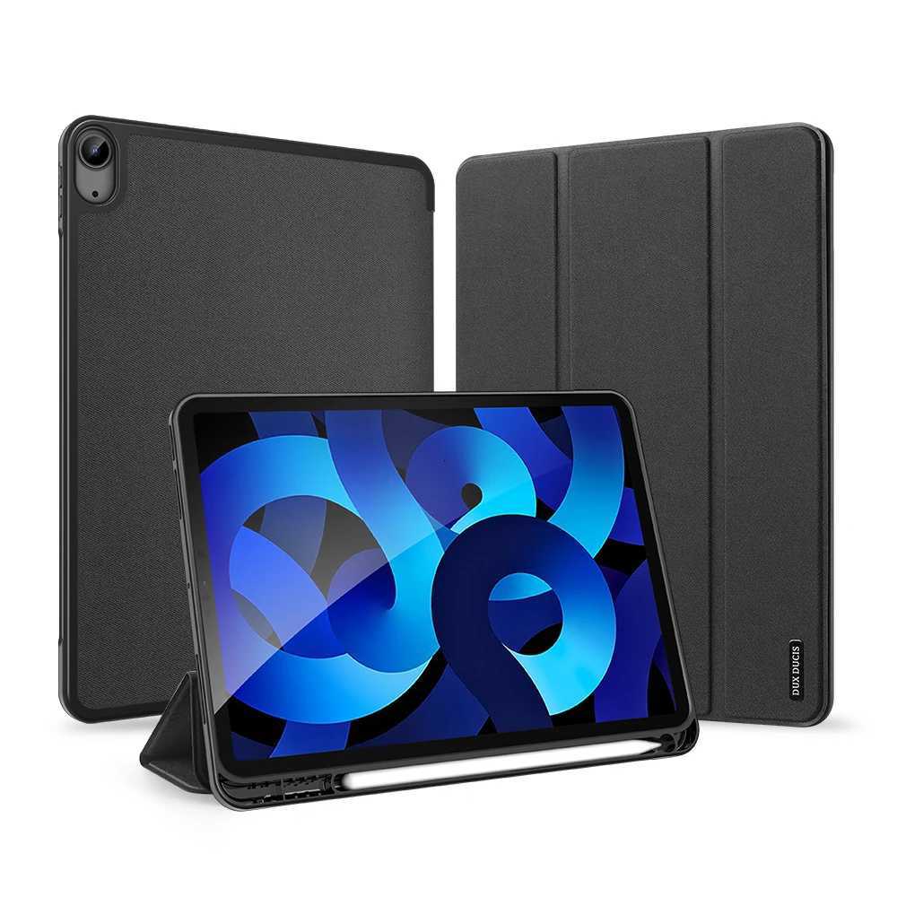 DUX DUCIS Trifold Stand Tablet Case for iPad Pro 11/129 iPad Air5/6 iPad7/8/9 102 with Stylus Pen Holder Auto Sleep Wake C251208