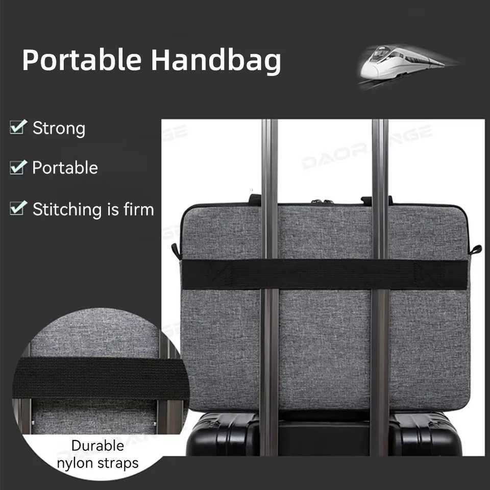 Business Laptop Bag Case Shoulder Tote Bag Notebook Bag Briefcase For 13-156-Inch Macbook Air Pro HP Huawei Asus Dell handbagT251208
